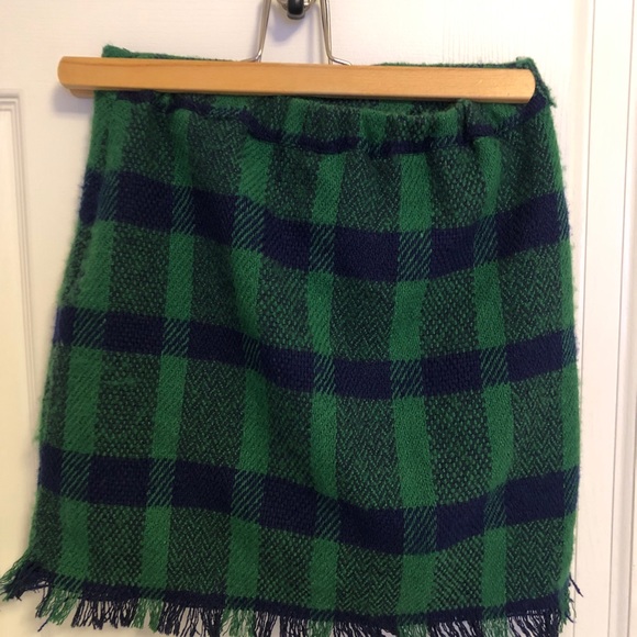 J.O.A. green plaid skirt - Picture 3 of 4